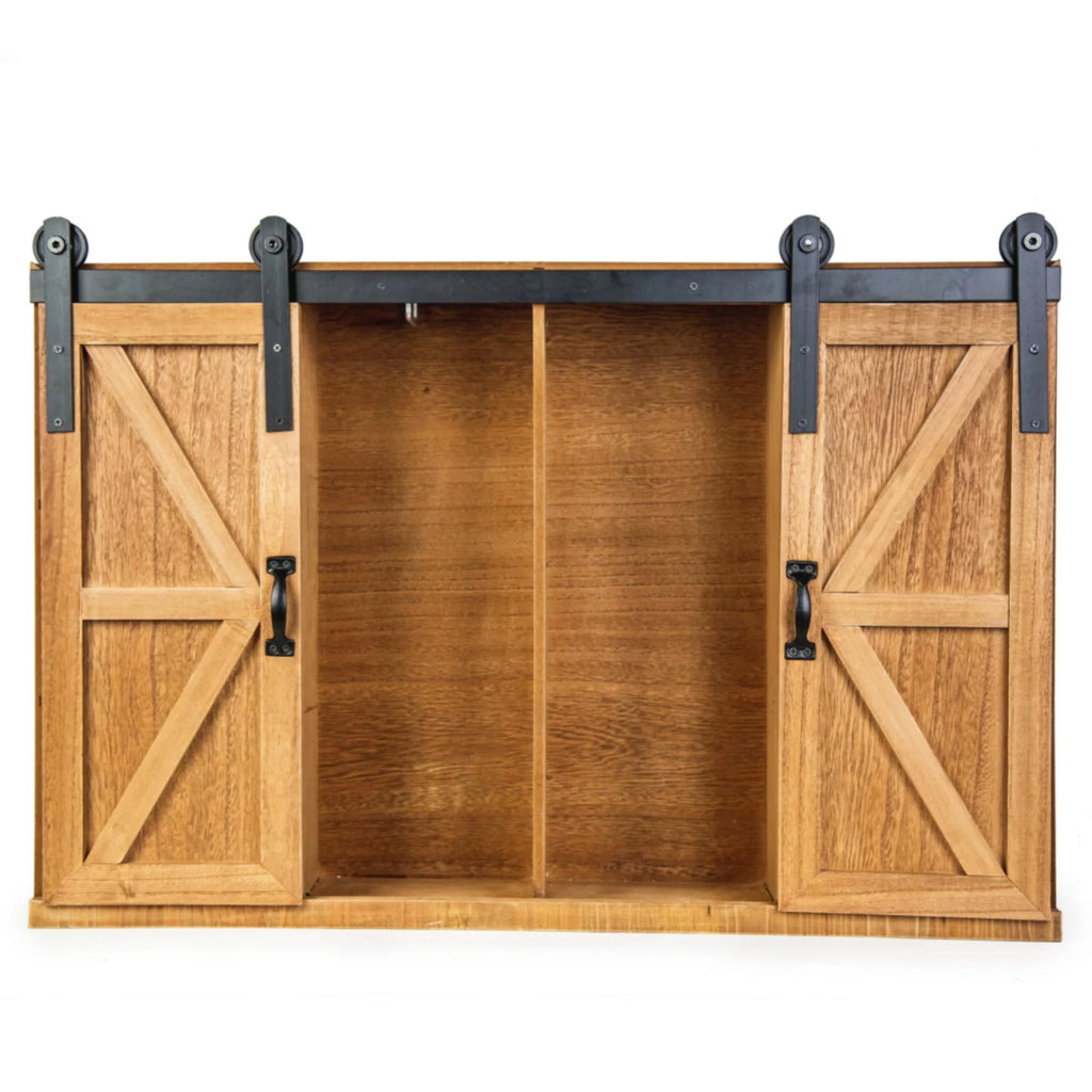 Brown Wooden Storage Trunk V3410