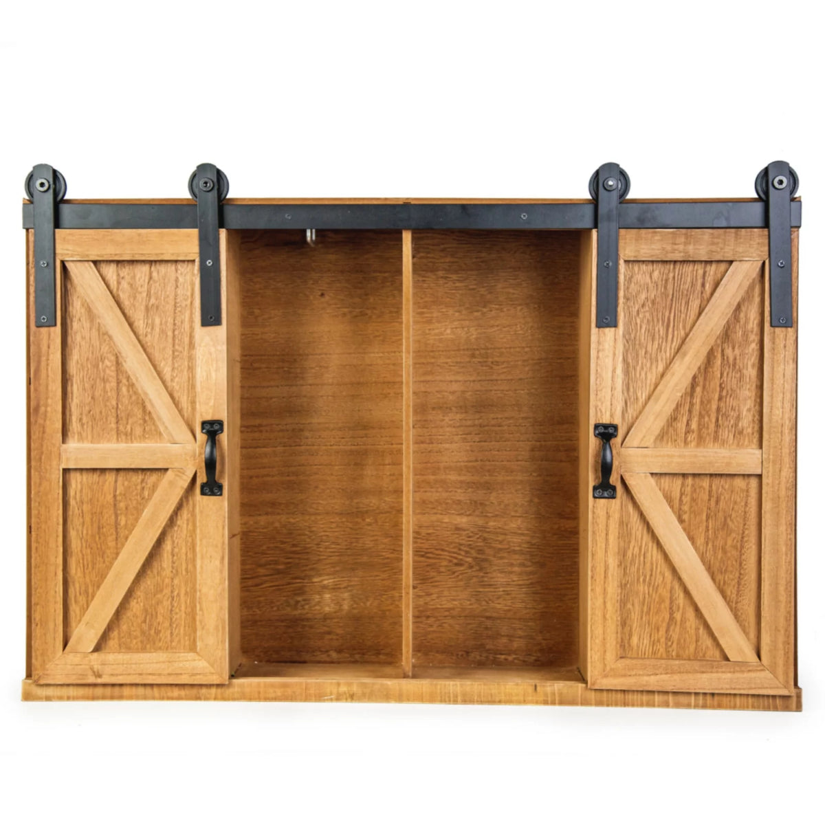 Brown Wooden Storage Trunk V3410
