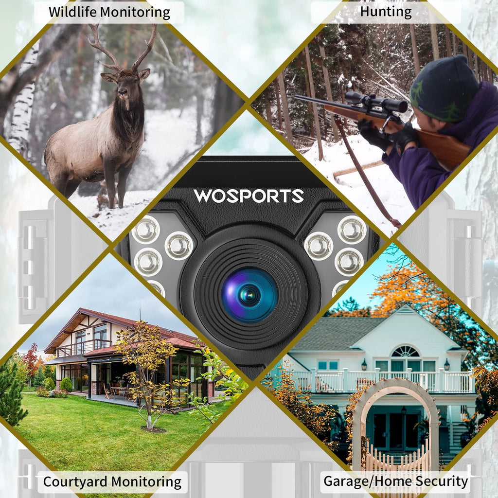 Mini Trail Camera 24MP 1080P Waterproof Infrared B894511