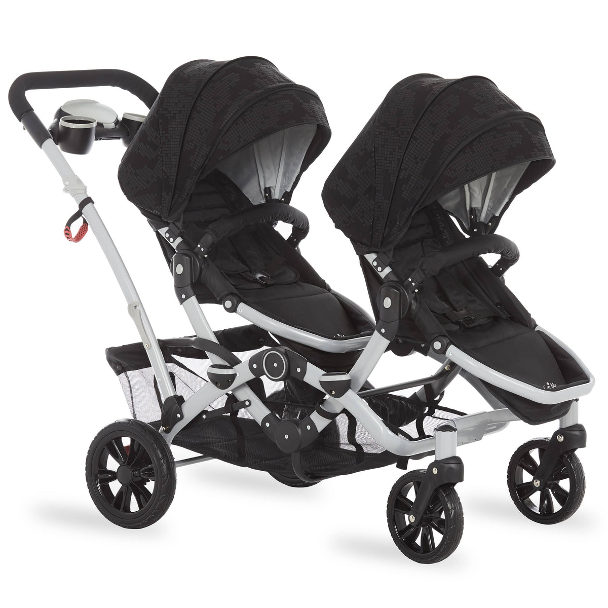 Black Tandem Stroller Y7028