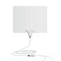 Amplified Indoor TV Antenna, 50 Mile Range D49482
