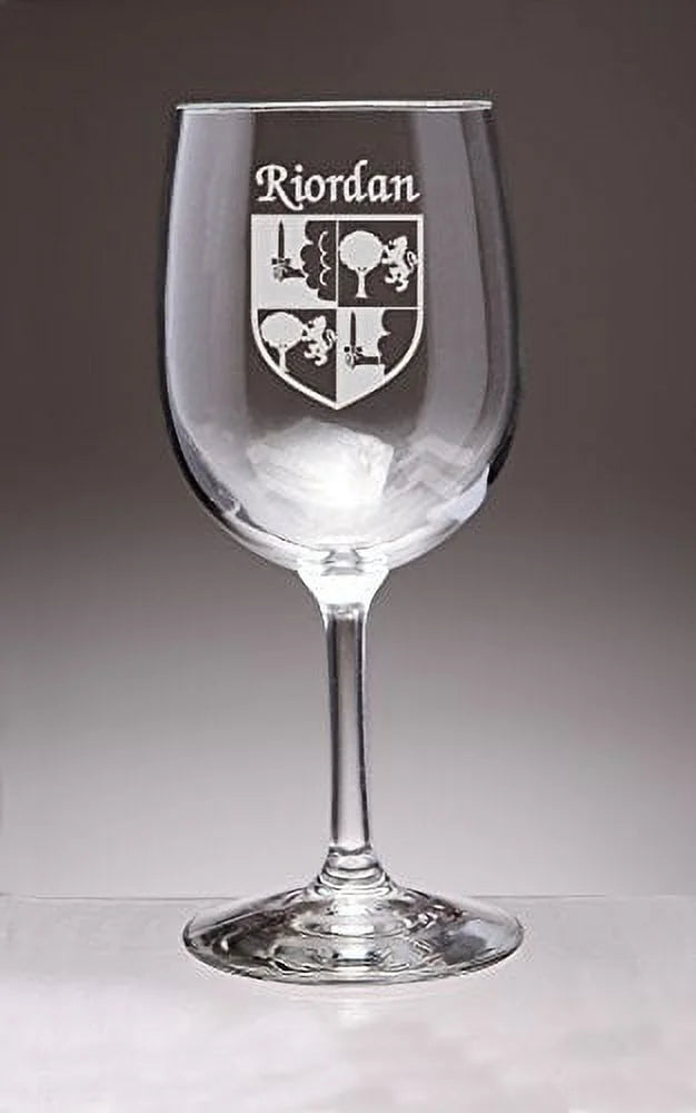 Irish Coat of Arms Wine Glasses Set of 4 P10794