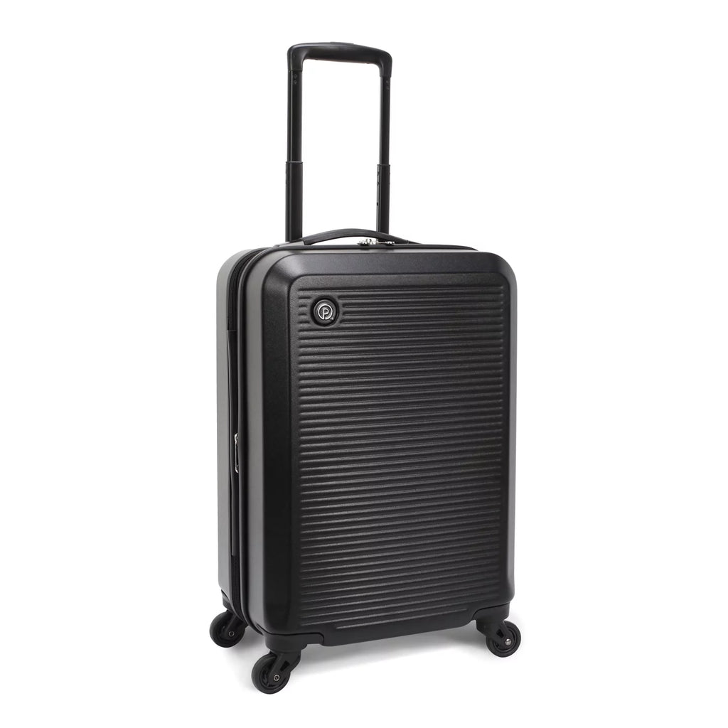 20 inch Hard Side Carry-On Spinner Luggage, Black Matte Finish L4774