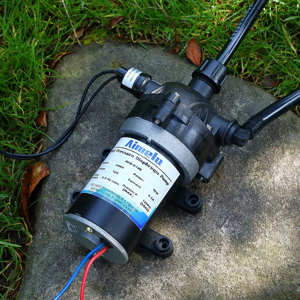 Self Priming 12V Water Pressure Diaphragm Pump H48840
