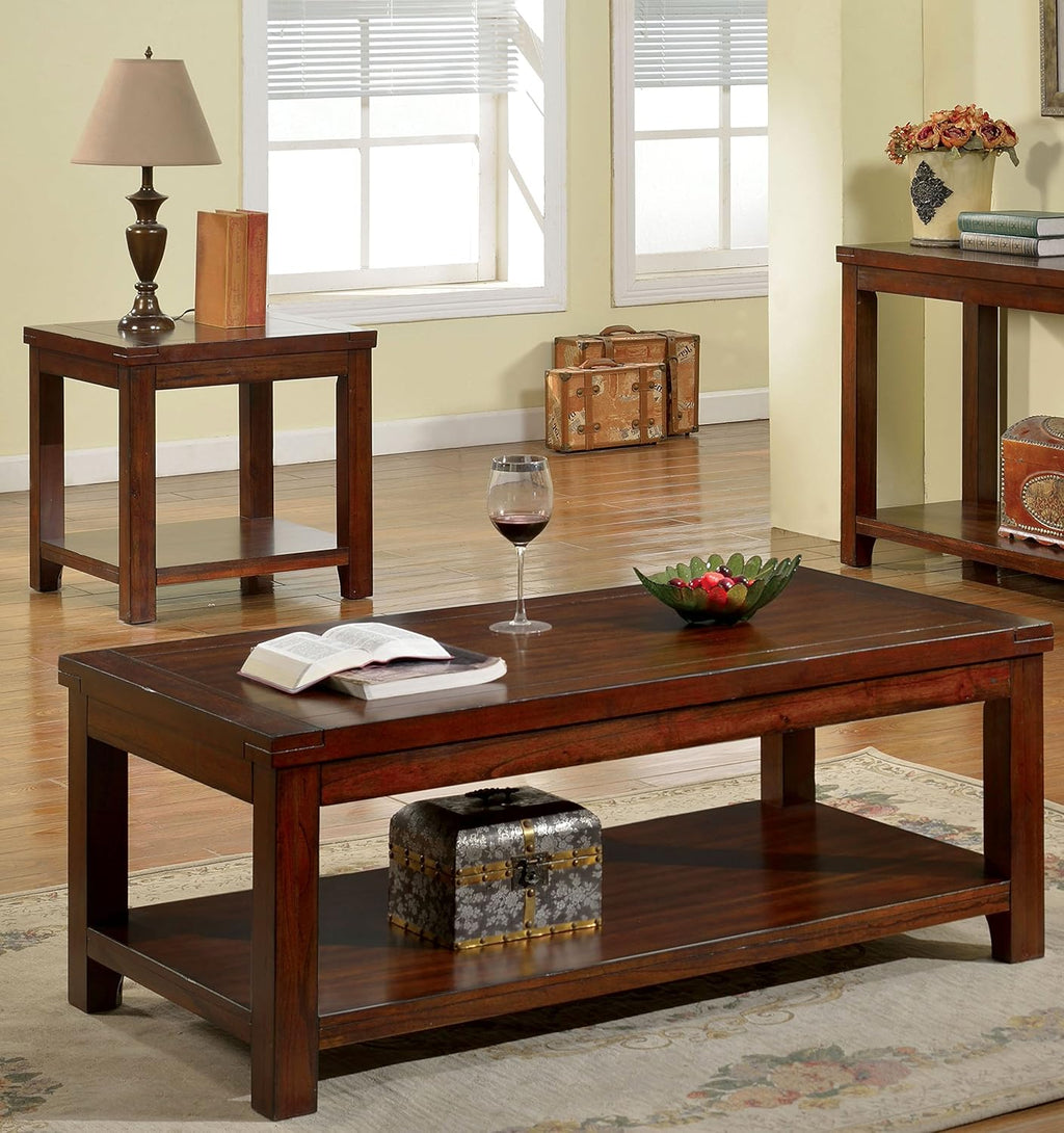 3-Piece Wood Coffee Table Set S144940