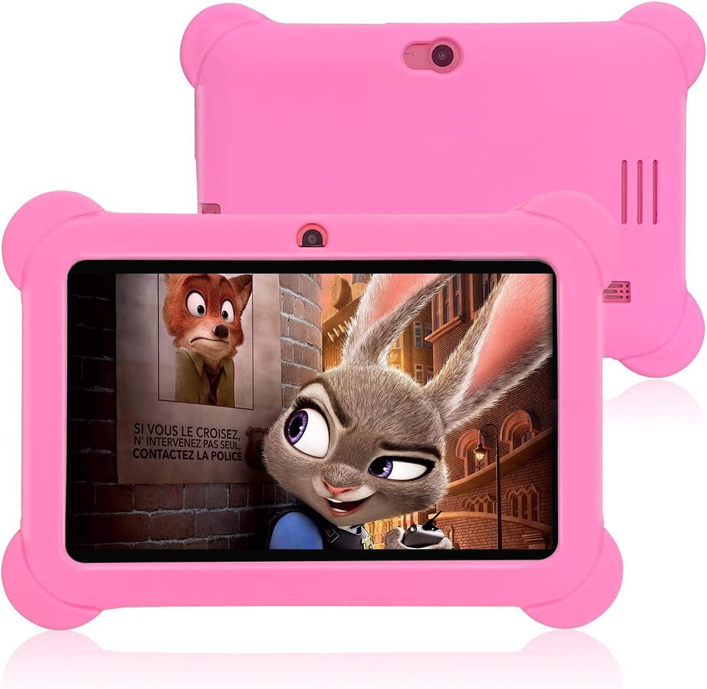 Pink Kids Android Tablet 16GB 1GB RAM Wi-Fi Bluetooth Pack of 2 C578