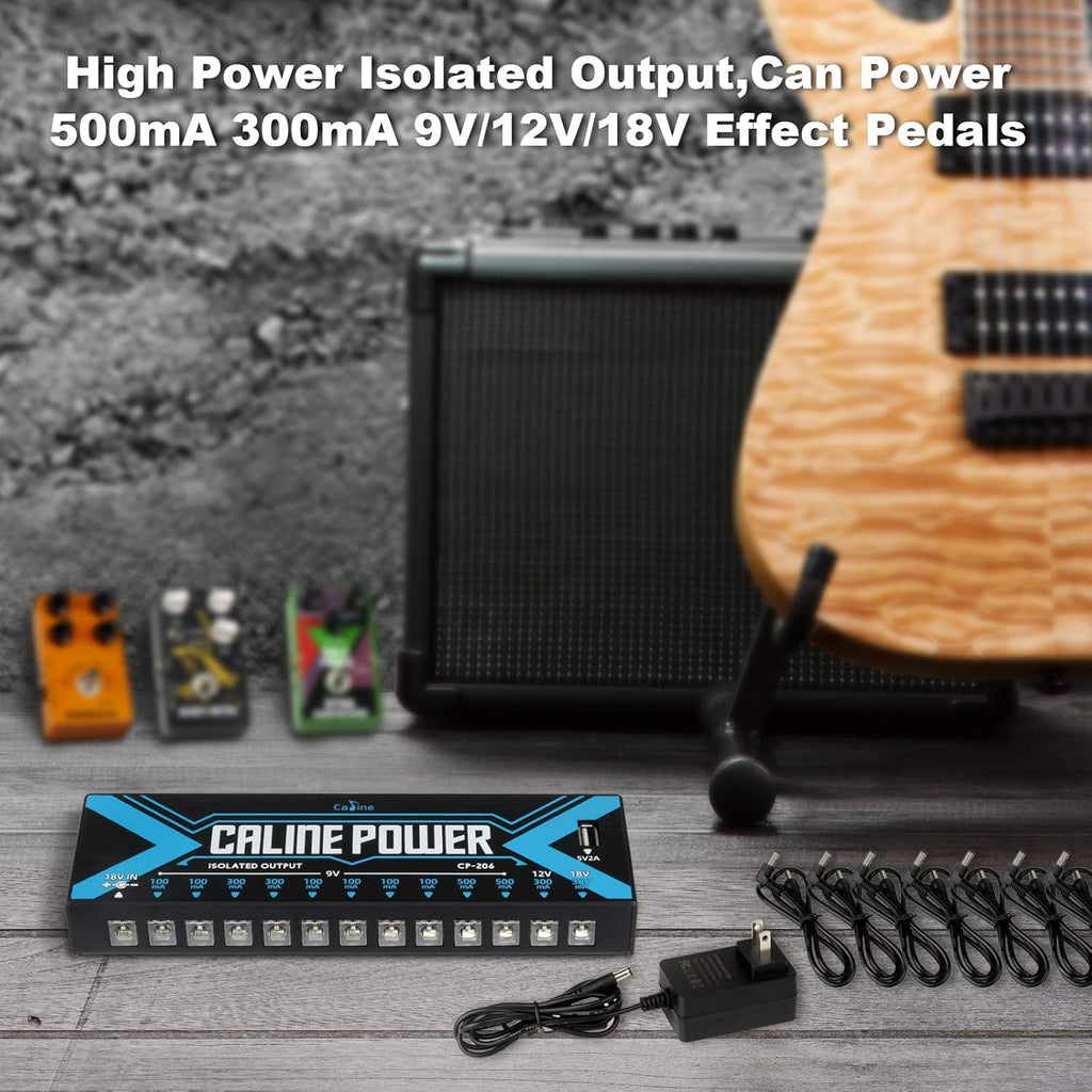 12 Isolated DC Output Guitar Pedal Power Supply H9539