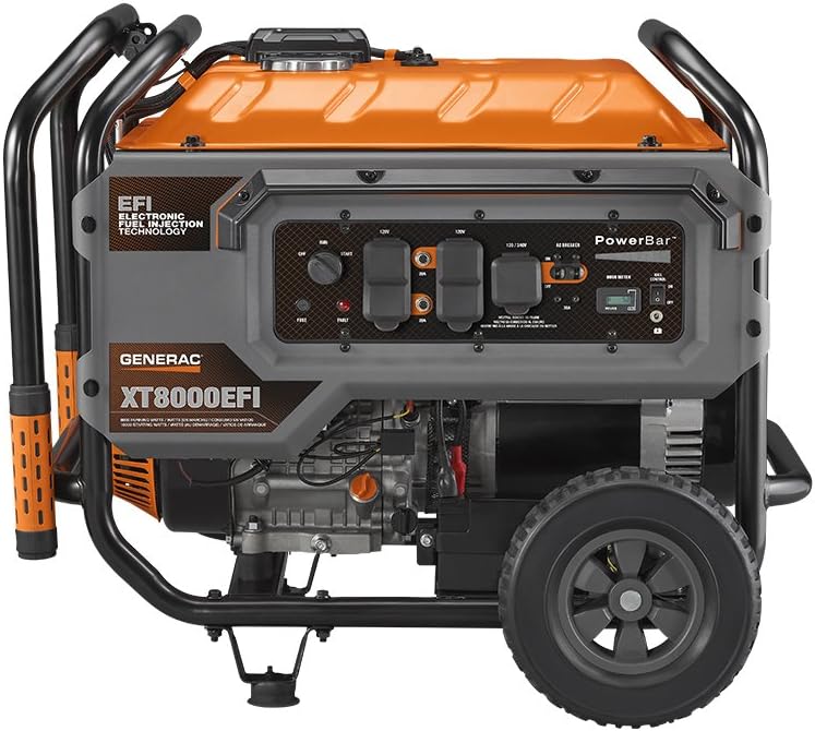 8000 Watt Electronic Fuel Injection Portable Generator O1364
