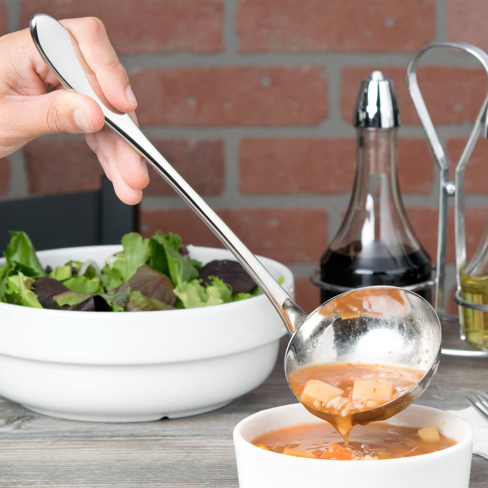 3.5 oz Stainless Steel Soup Ladle Z921436