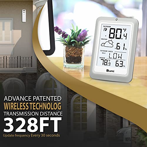 Pink Wireless Weather Station with Remote Sensor Q80131