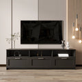 Black TV Stand with Storage N3433