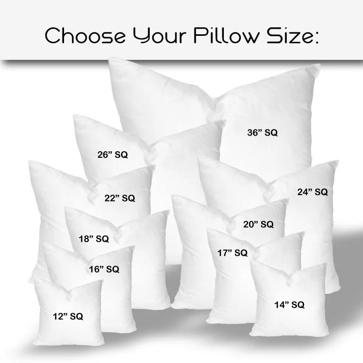 Indoor/Outdoor Soft Pillow with Zipper Cover 26 x 26 P3349