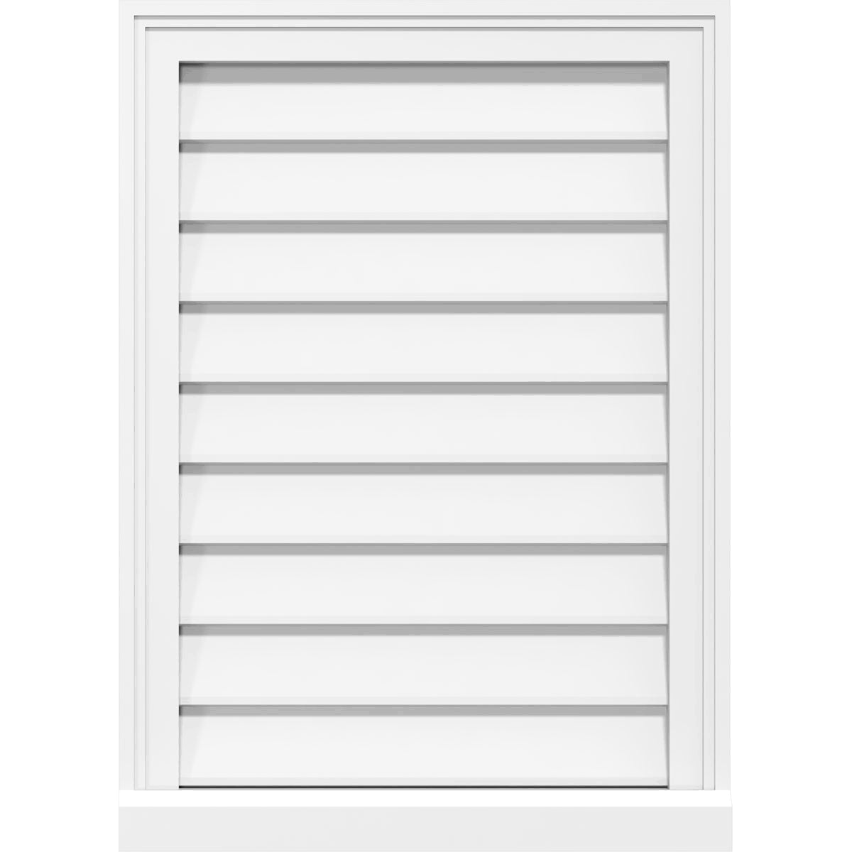 PVC Gable Vent with Brickmould Q889