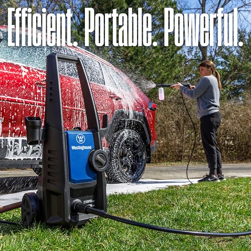 Electric Pressure Washer 2100 Max PSI 1.76 Max GPM with Foam Cannon R541476