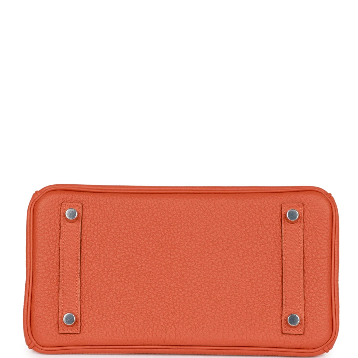 Orange Togo Palladium Hardware Handbag B777