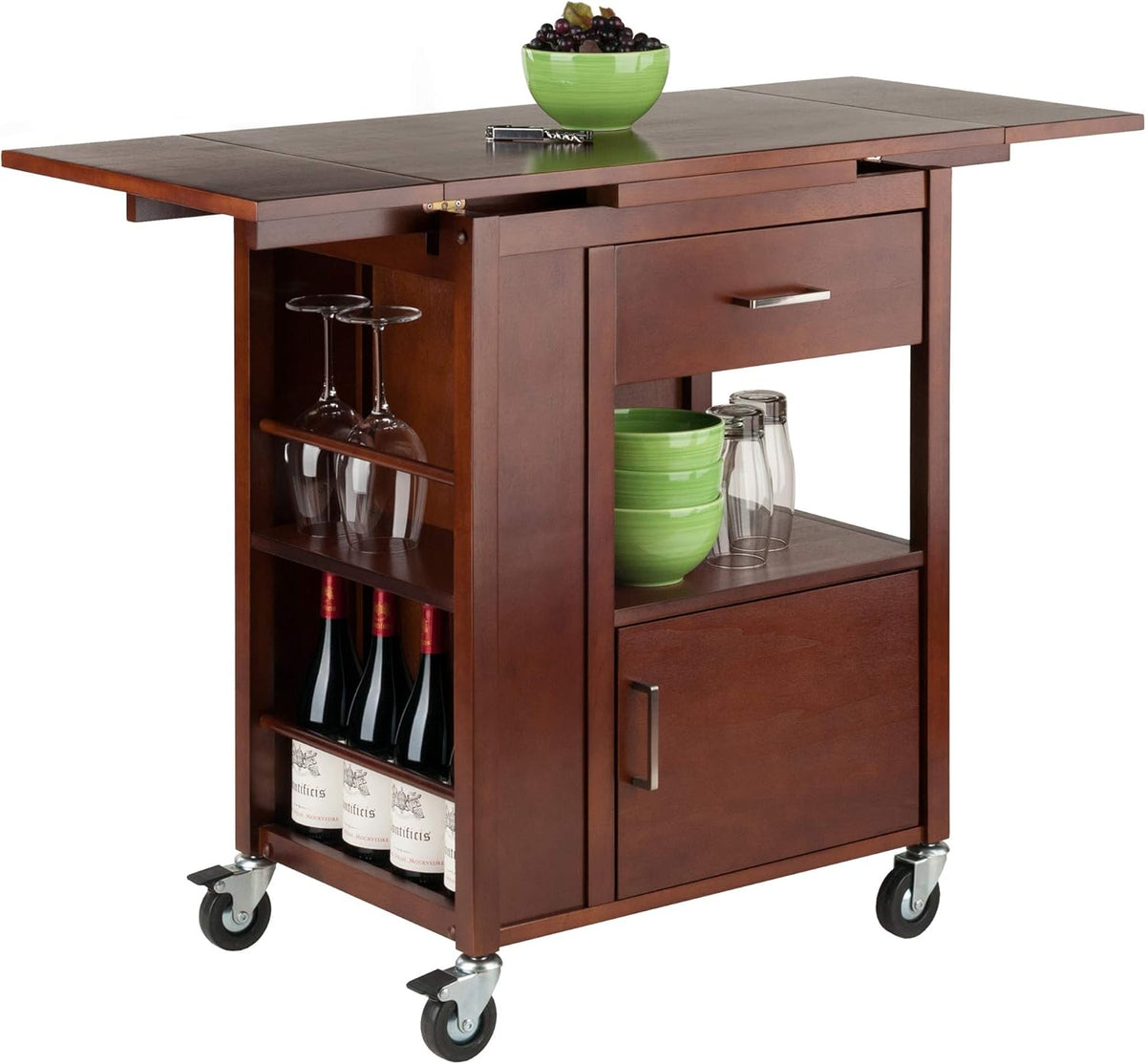 Walnut Kitchen Cart P882