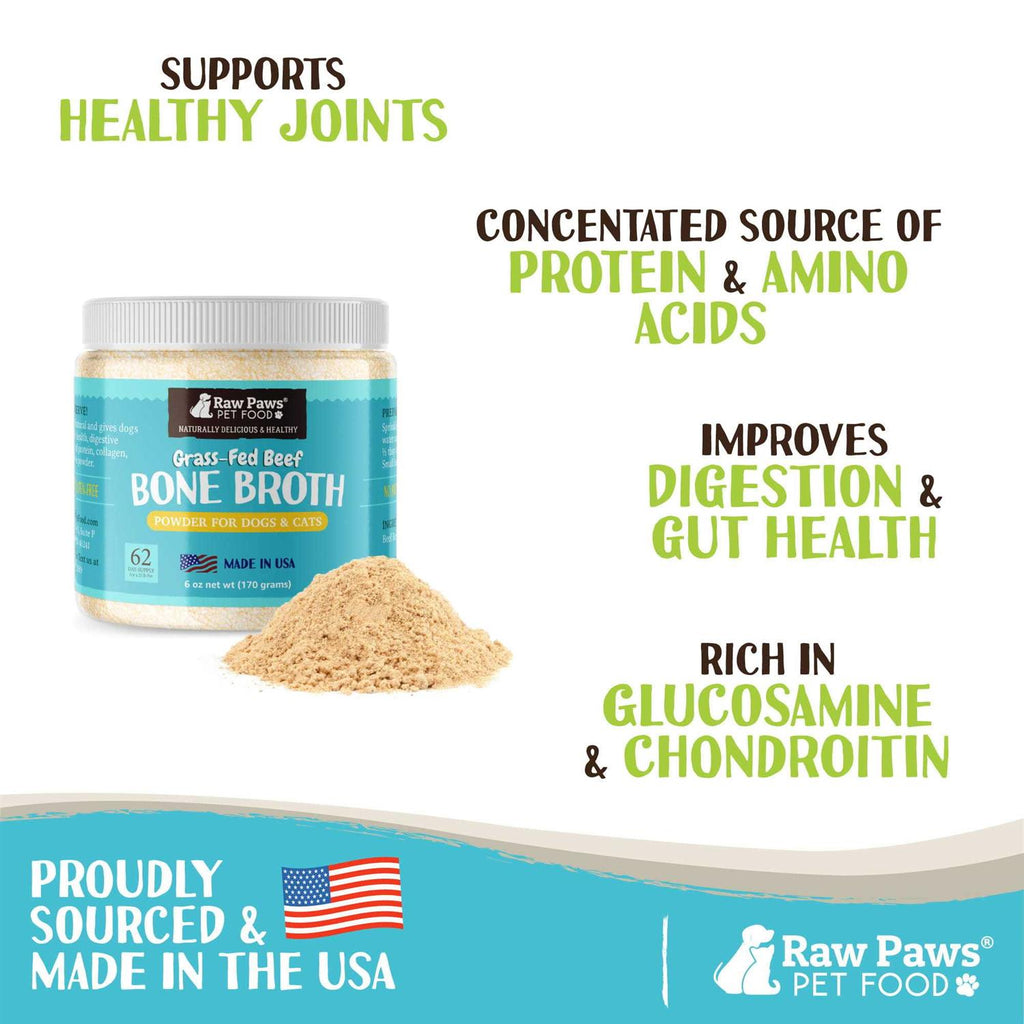 Grass-Fed Beef Bone Broth Powder Dog & Cat Food Topper K275