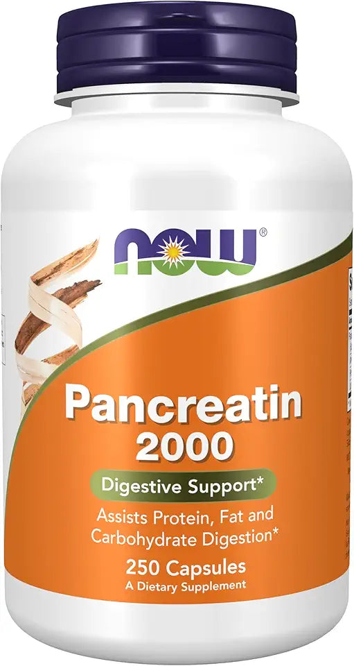 Pancreatin 2000 Digestive Enzymes 250 Capsules H7593