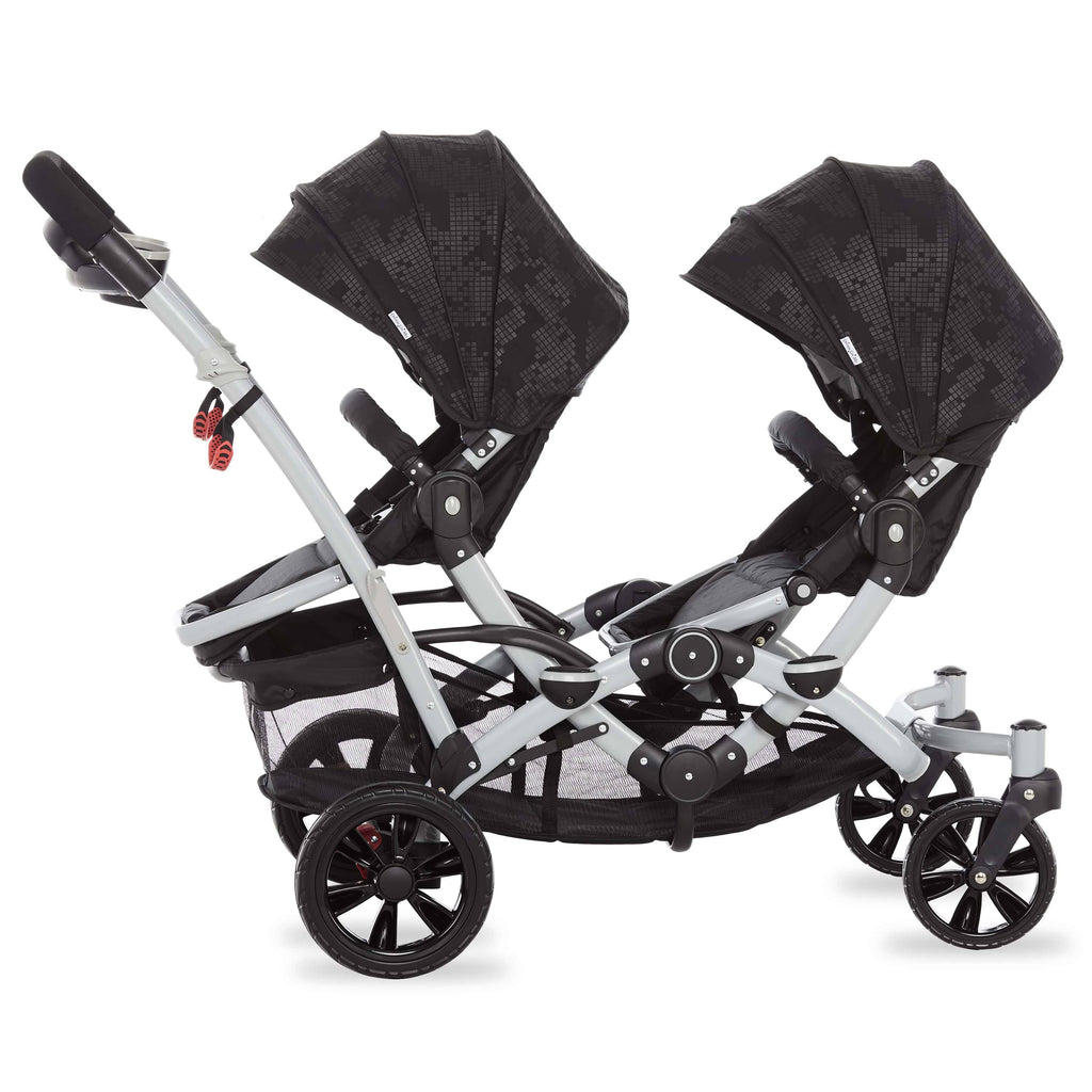 Black Tandem Stroller Y7028