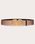 Reversible Vlogo Signature Belt in Glossy Calfskin 40mm B743