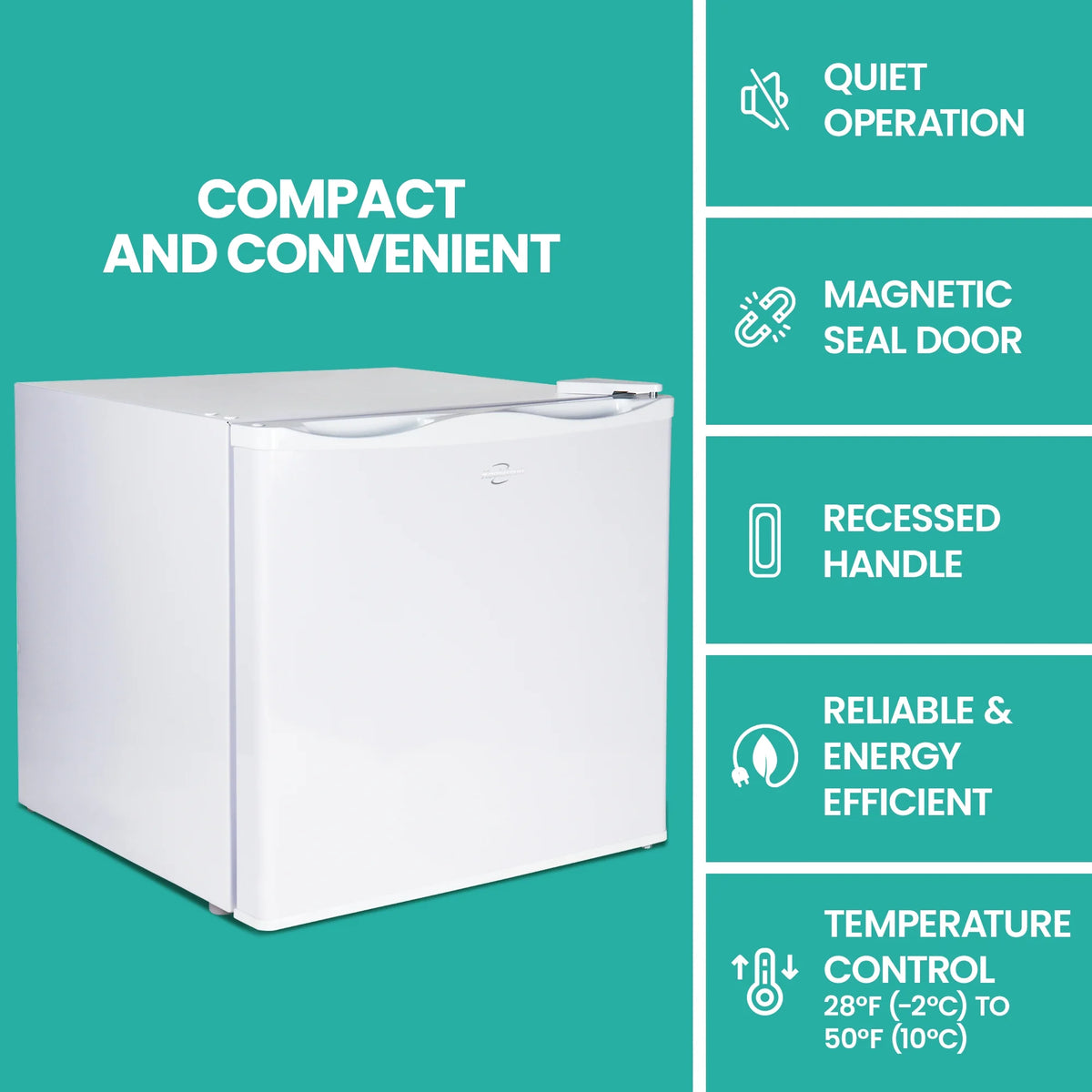 White 1.2 cu ft Upright Freezer B52948