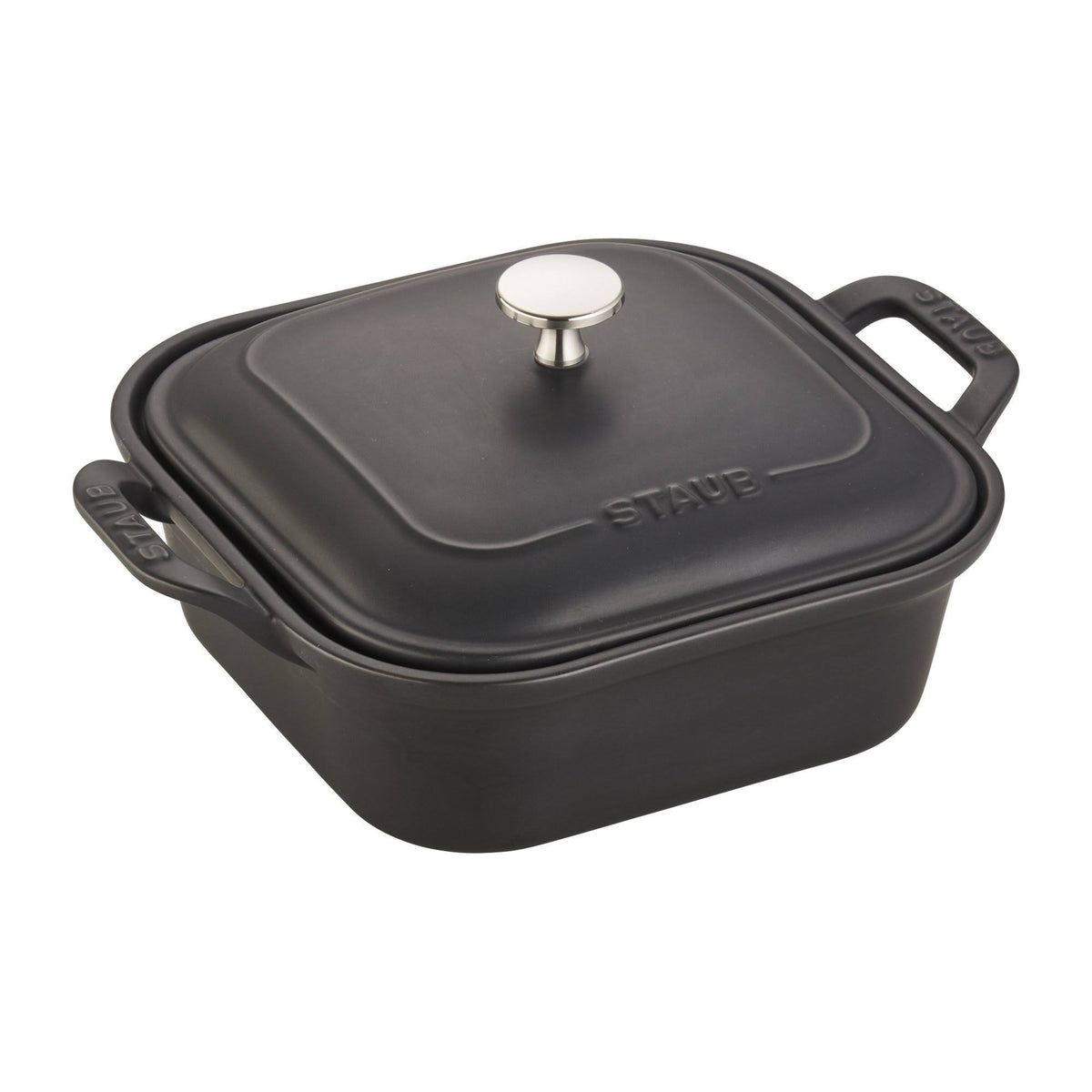 Matte White Square Covered Baking Dish E21511