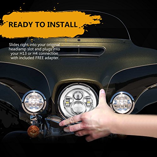 7 Inch Headlight Fog Lights Combo H900840