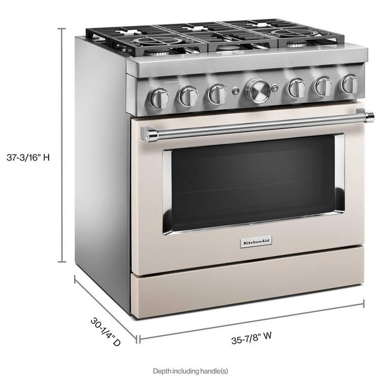 5.1 cu. ft. Dual Fuel Smart Range with 6-Burners U313