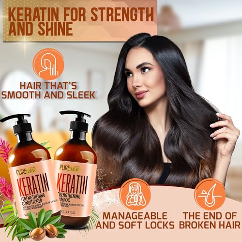Sulfate Free Argan Oil Shampoo and Conditioner Set S807