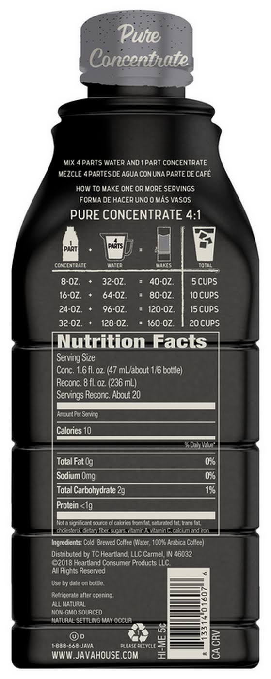 32oz Colombian Black Cold Brew Concentrate H77353