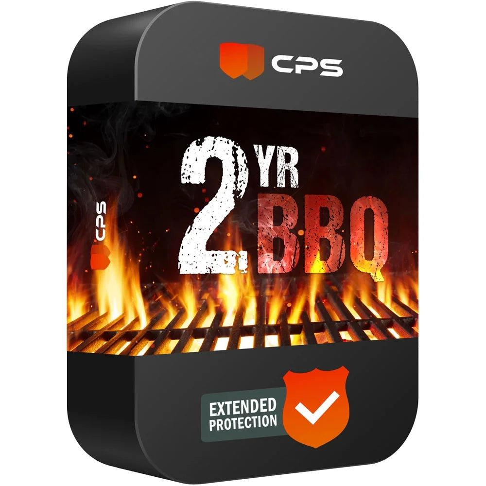 Natural Gas Outdoor Grill with 5 Burners Bundle with Cutlery Set, Cutting Board, Oven Mitt, Timer, 2x Duck Fat and 2 YR CPS Enhanced Protection Pack S6515
