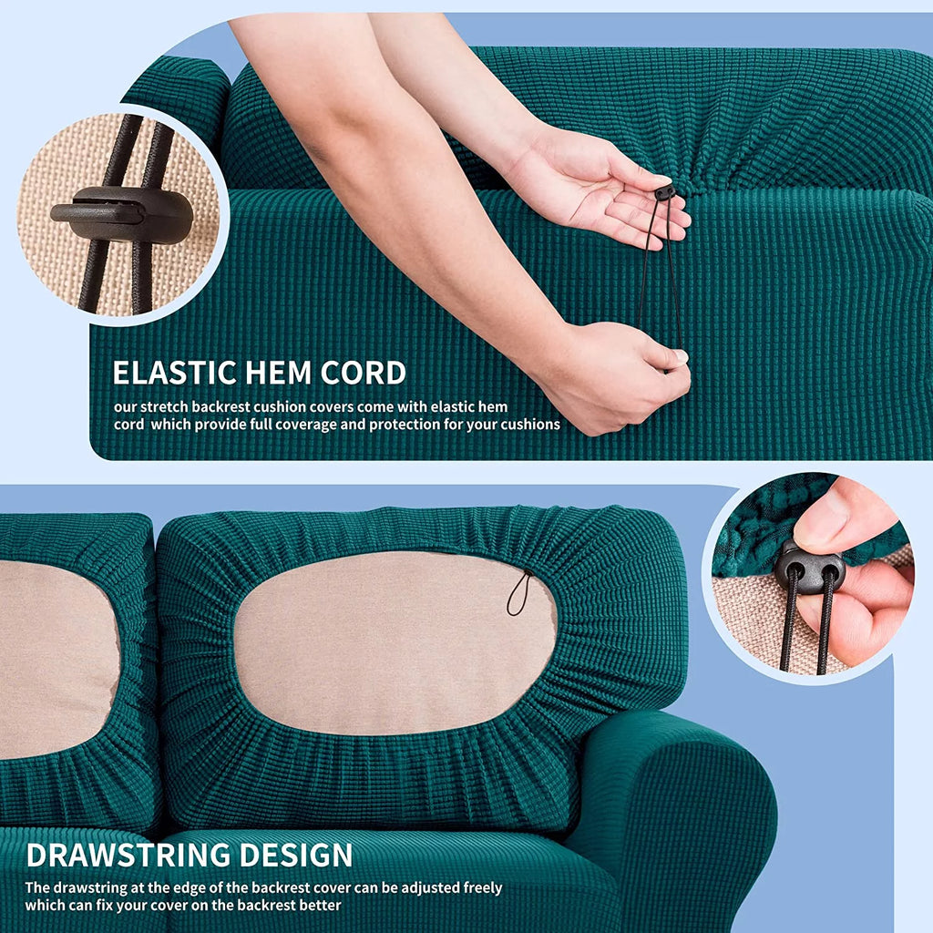 9 Pieces Stretch Sofa Slipcover Set M50786