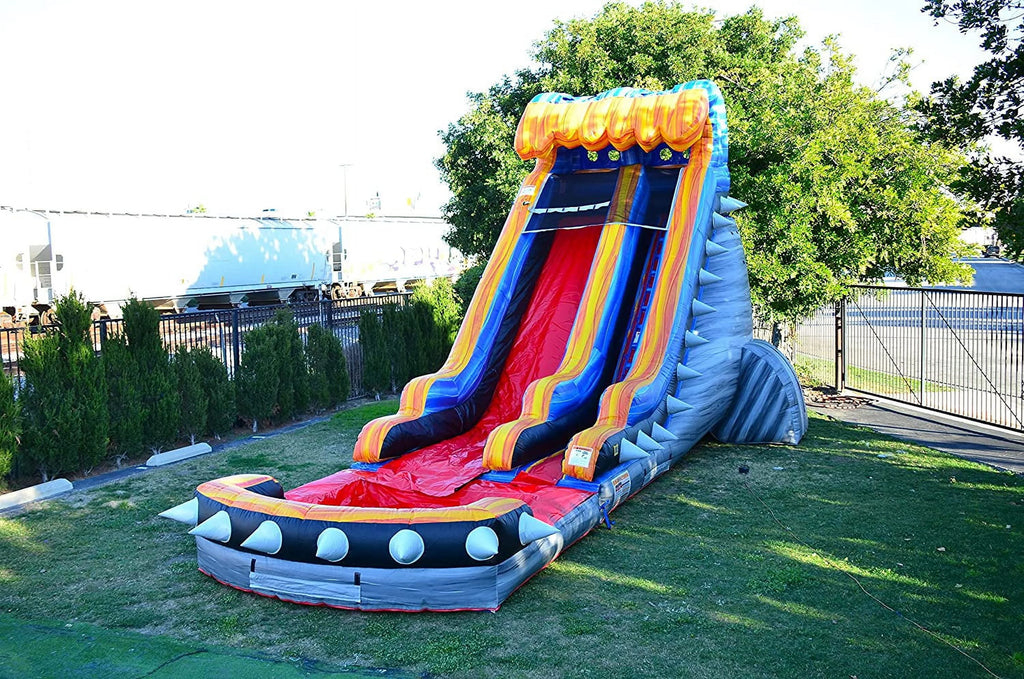 Commercial Grade Inflatable Water Slide with Blower and Pool K88386