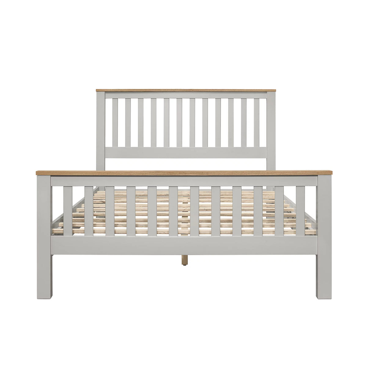 Full Size Solid Wood Platform Bed with Headboard W640703
