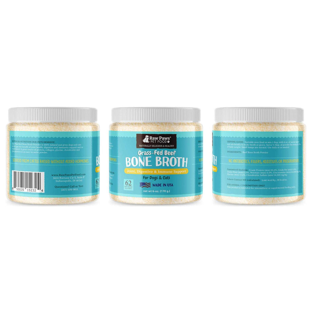 Grass-Fed Beef Bone Broth Powder Dog & Cat Food Topper K275