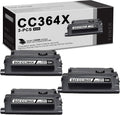 3 Pack Black Toner Cartridge for HP Printers I634