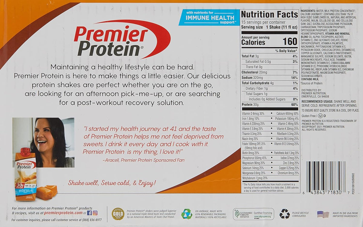 11 Fl Oz High Protein Shake (Pack of 15) H29113