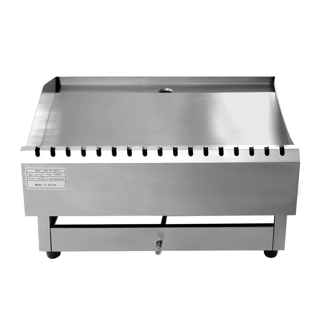 22 inch Commercial Countertop Gas Griddle Flat Top Grill O491267