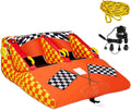 1-2 Person Towable Water Tube with Cushion Seats B824529