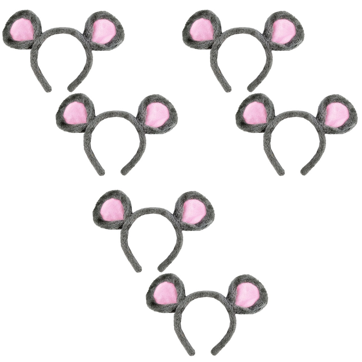 6 pcs Children Mouse Ear Hair Accessories (Grey) H9400