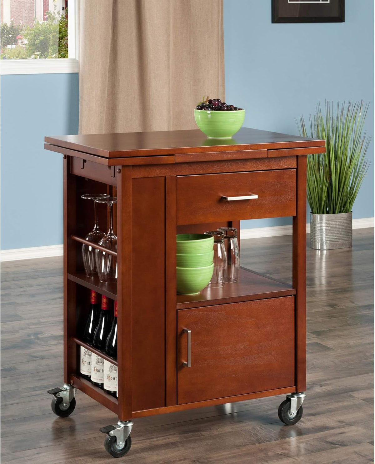Walnut Kitchen Cart P882