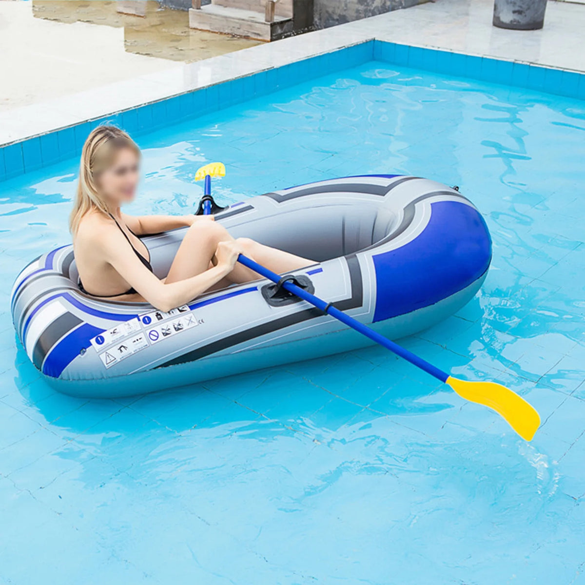 Single Person Inflatable Kayak Fishing Boat 150cm M547