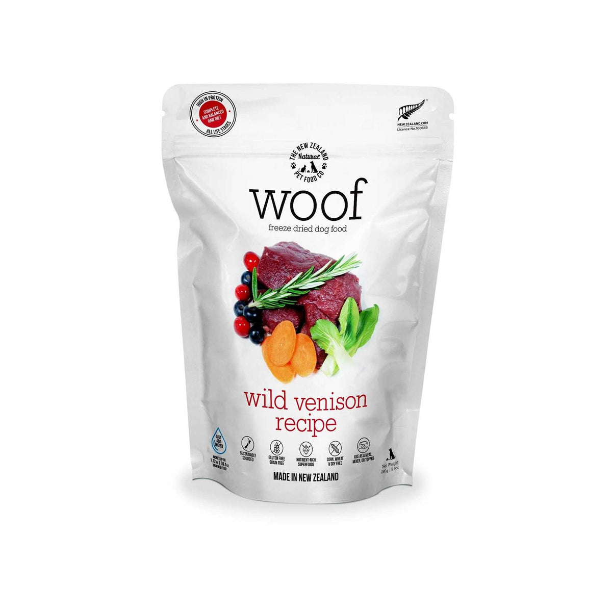 Freeze-Dried Wild Venison Pet Food X253
