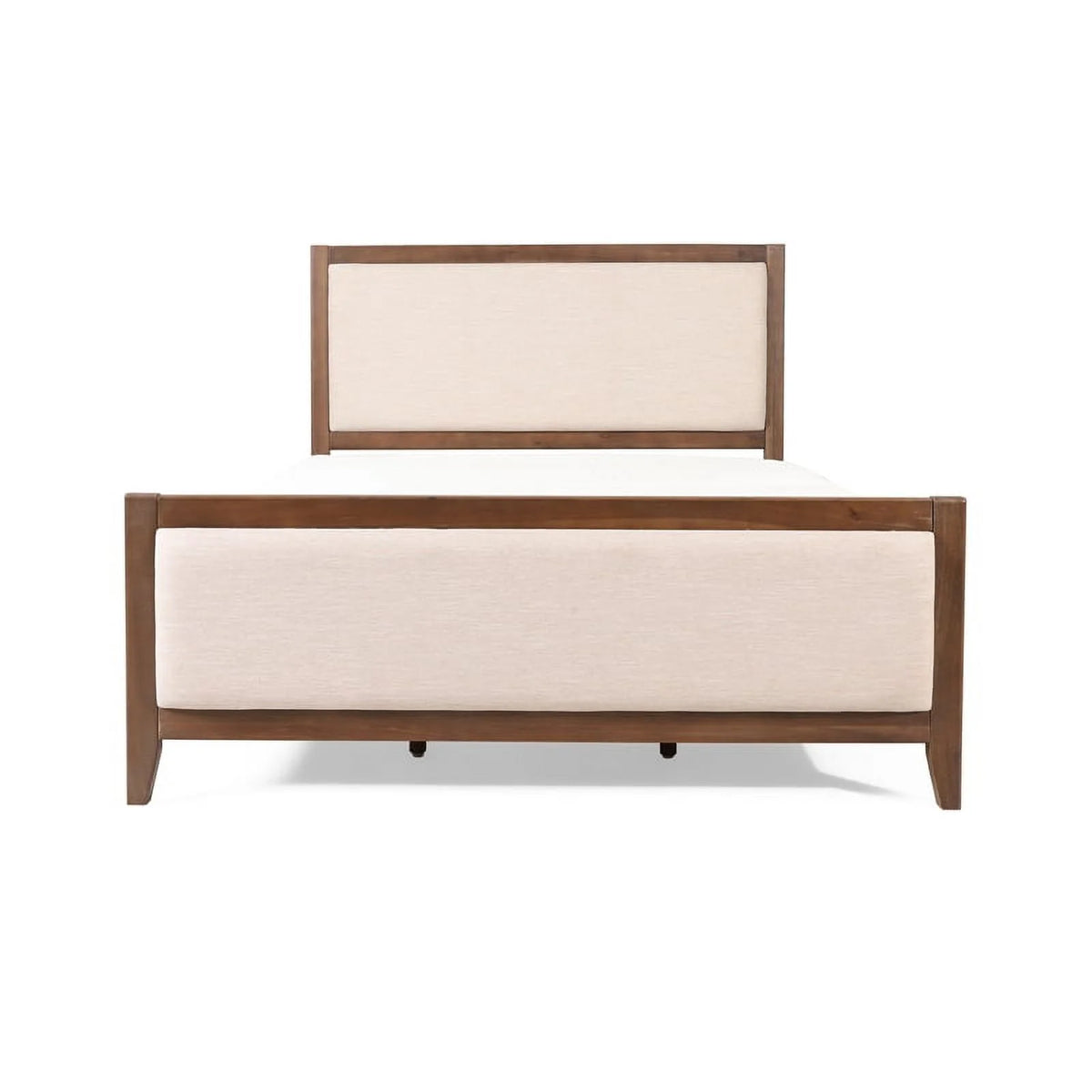Light Brown Glaze Wood Cal King Bed M880251