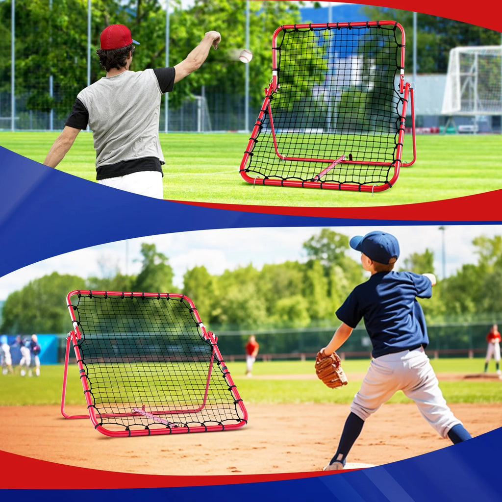 Baseball Rebounder Net with Adjustable Angles J13555