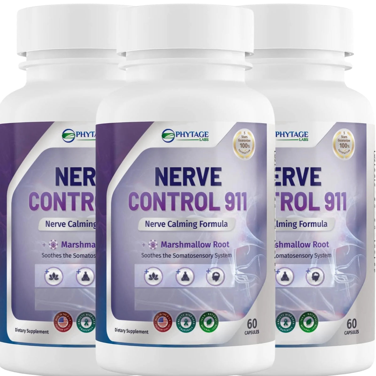Plant Based Nerve Health Supplement 3 Pack K16591