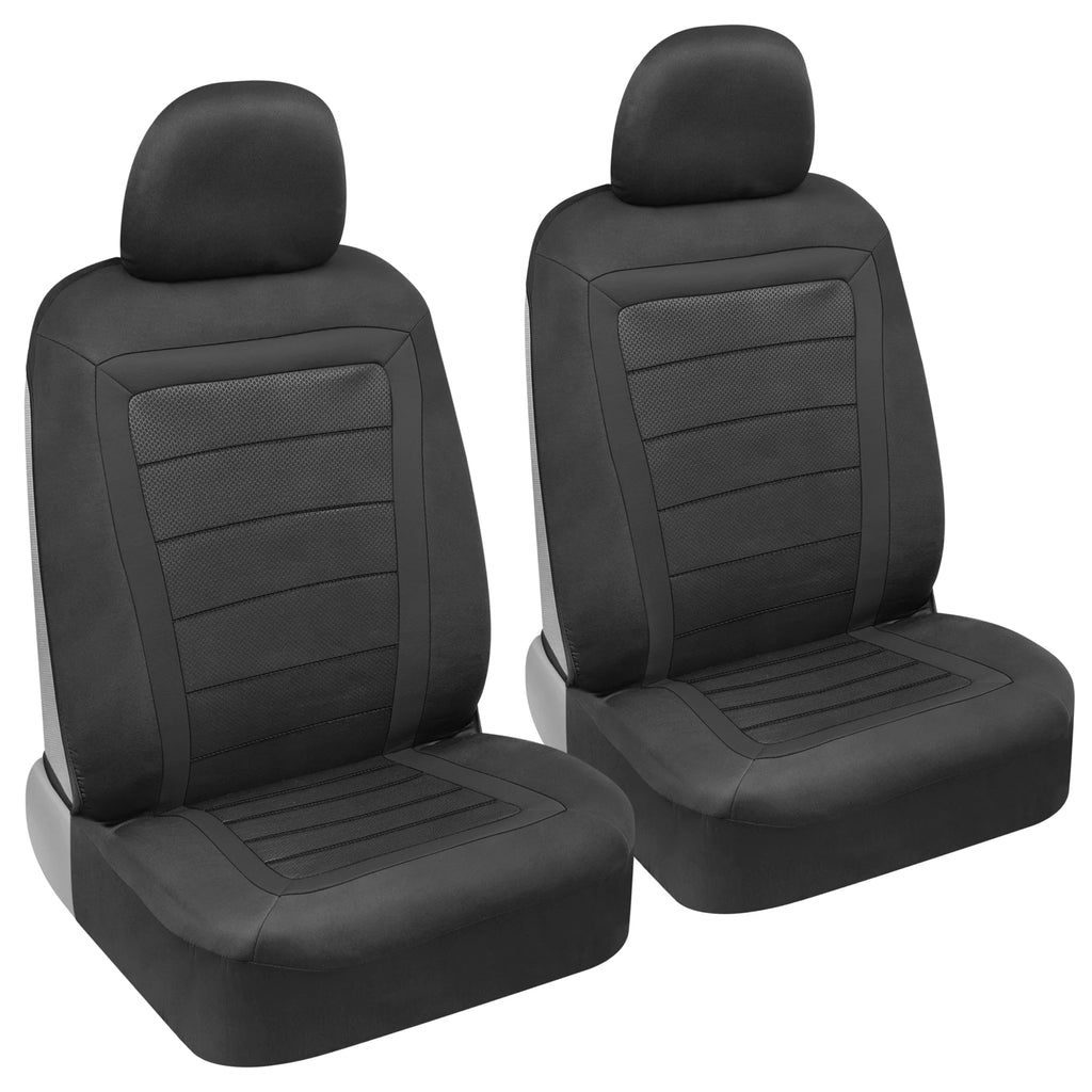 Black Sideless Front Seat Protector Pair S476