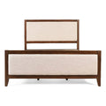 Light Brown Glaze Wood Cal King Bed M880251