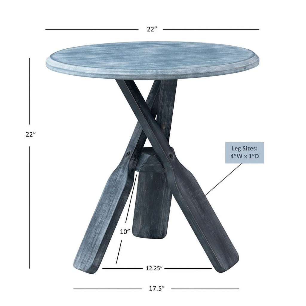 Gray Wood Side Table B959