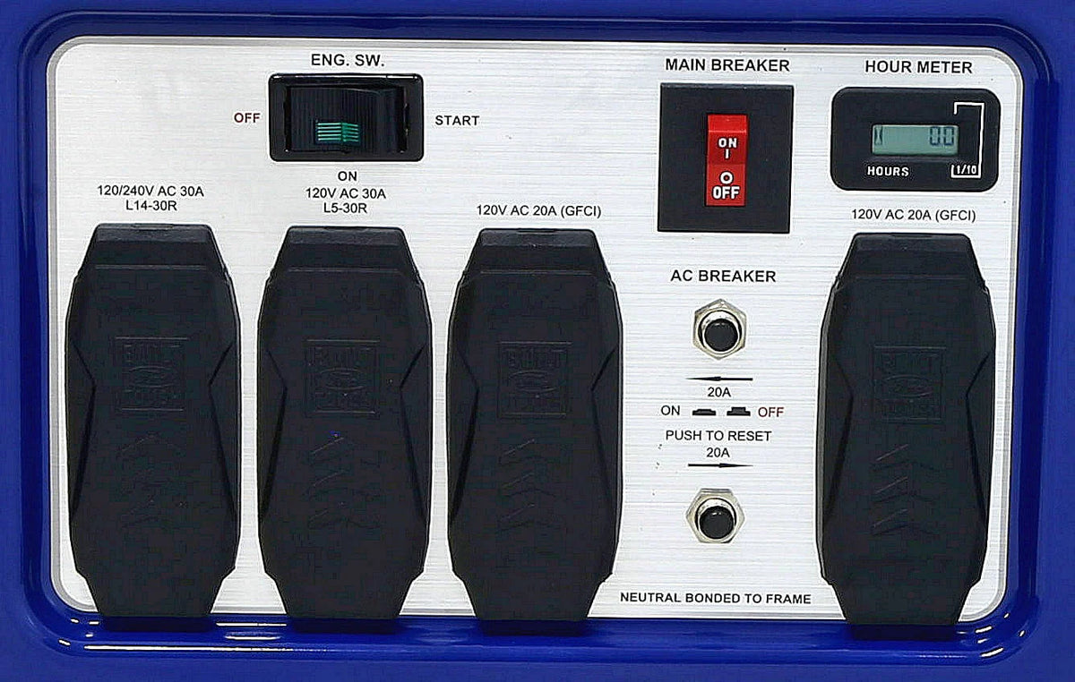 7750-Watt Dual Fuel Portable Generator with Electric Start P45136